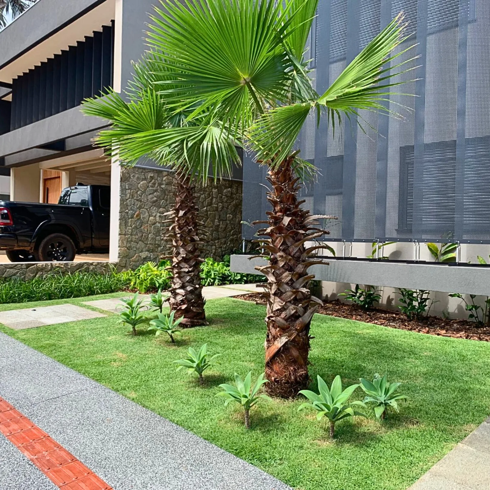 Projeto paisagístico residencial com piscina em Campo Grande
